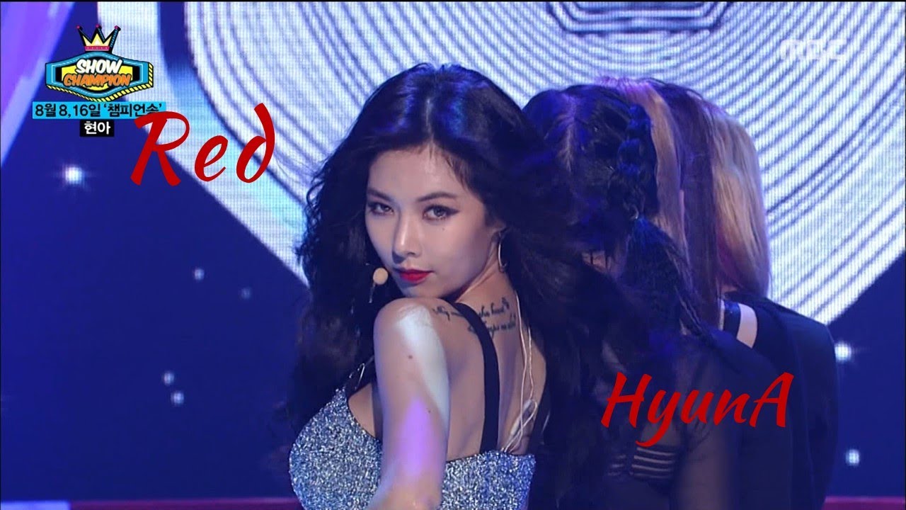 HYUNA (현아) - RED (빨개요) Stage Mix - YouTube