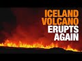 LIVE | Iceland&#39;s Fiery Spectacle: 5th Volcano Eruption Rocks the Southwest Since December! #iceland