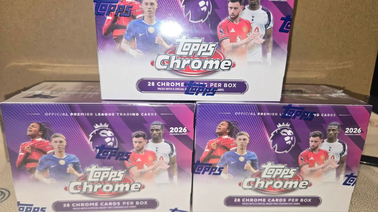 Topps Chrome Premier League 2026