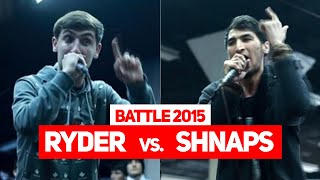 БАТТЛЕРИ СОЛ 2015! ПОЛУФИНАЛ! Ryder vs. Shnaps (RAP.TJ)