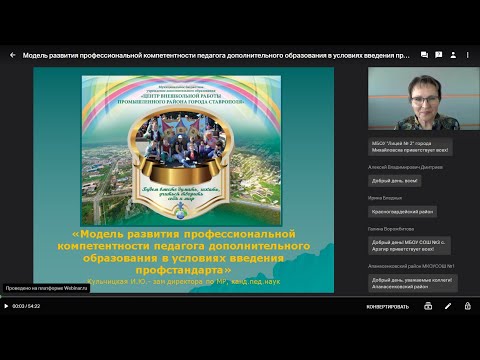 Модель развития профессиональной компетентности педагога дополнительного образования