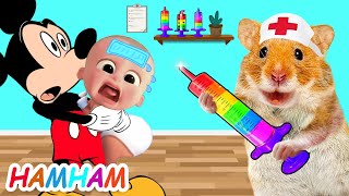 Check Up Time! Funny Crazy Doctor Hamster Check Up Baby Boss | Hamster Cartoon