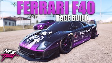 THE FERRARI F40 IS A BEAST!!! - Need for Speed Heat