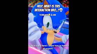 // The road “curves” right…? \\💀#sonicracingcrossworlds #sonicthehegdehog