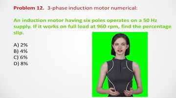 Calculating Percentage Slip of an Induction Motor | Electrical Engineering Basics