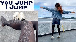 Patterned Hose On The Ship Black Nylons Stockings Tight Review, Hosiery Legs Feet Girl Model