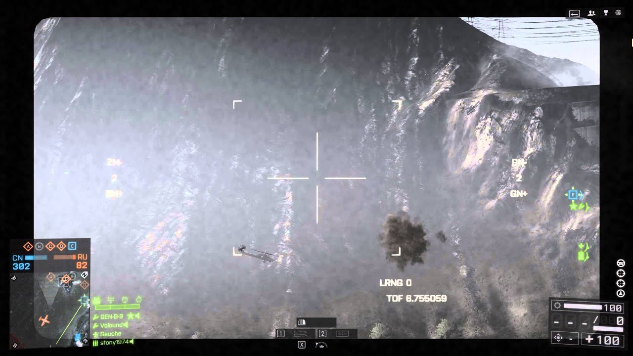 Battlefield 4 - TV Missile vs. Attack Helicopter