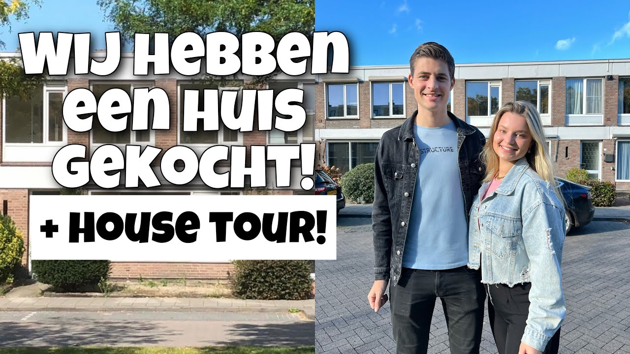 WE HEBBEN EEN HUIS (ECHT EEN BOUWVAL) GEKOCHT + HOUSE TOUR 🏡🔑 | Joyce Rikken