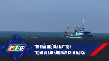 Tìm thấy ngư dân mất tích trong vụ tàu hàng đâm chìm tàu cá  | PTQ