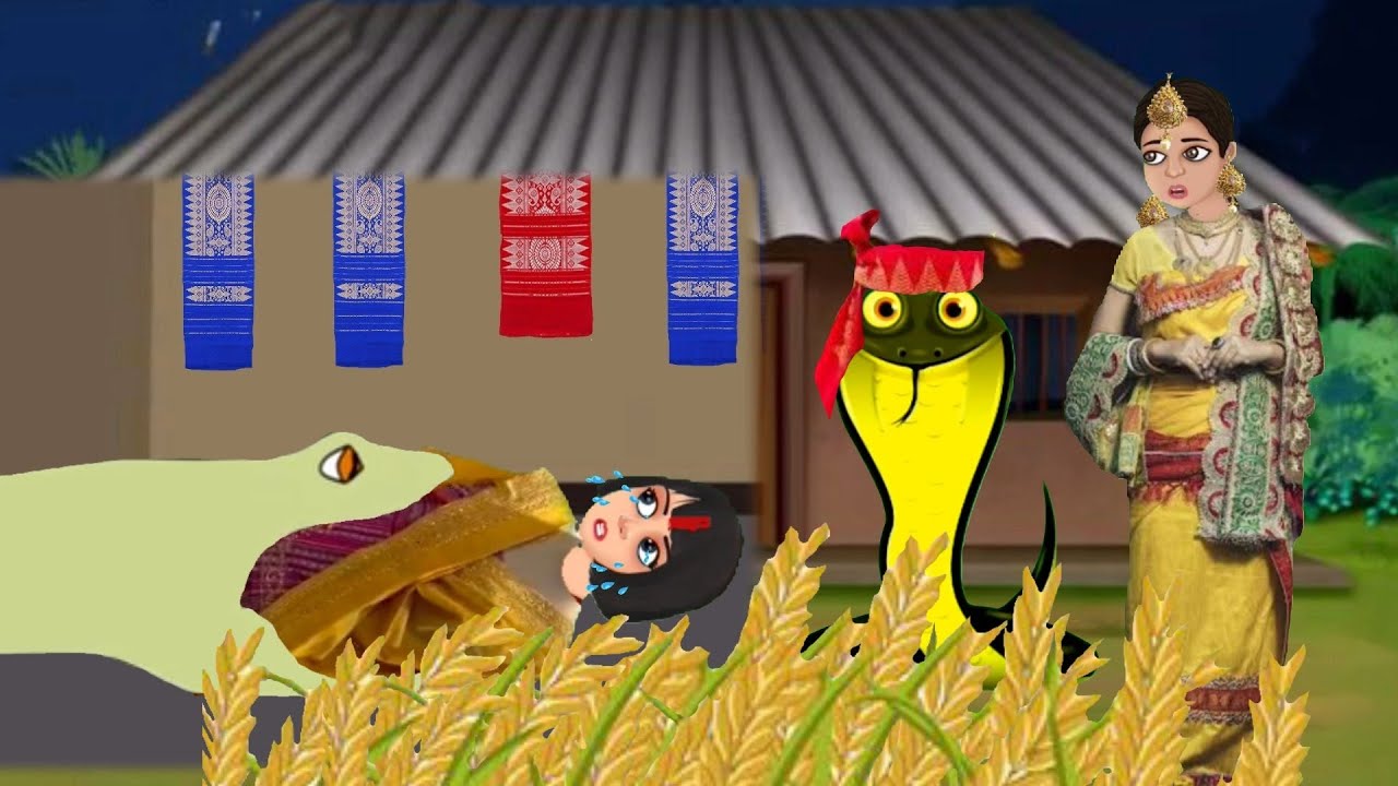 चमपावती आरो आजगर जिबौ मोदायनि हाबा// Champaoti // Part-1//Creative Bodowood Cartoon