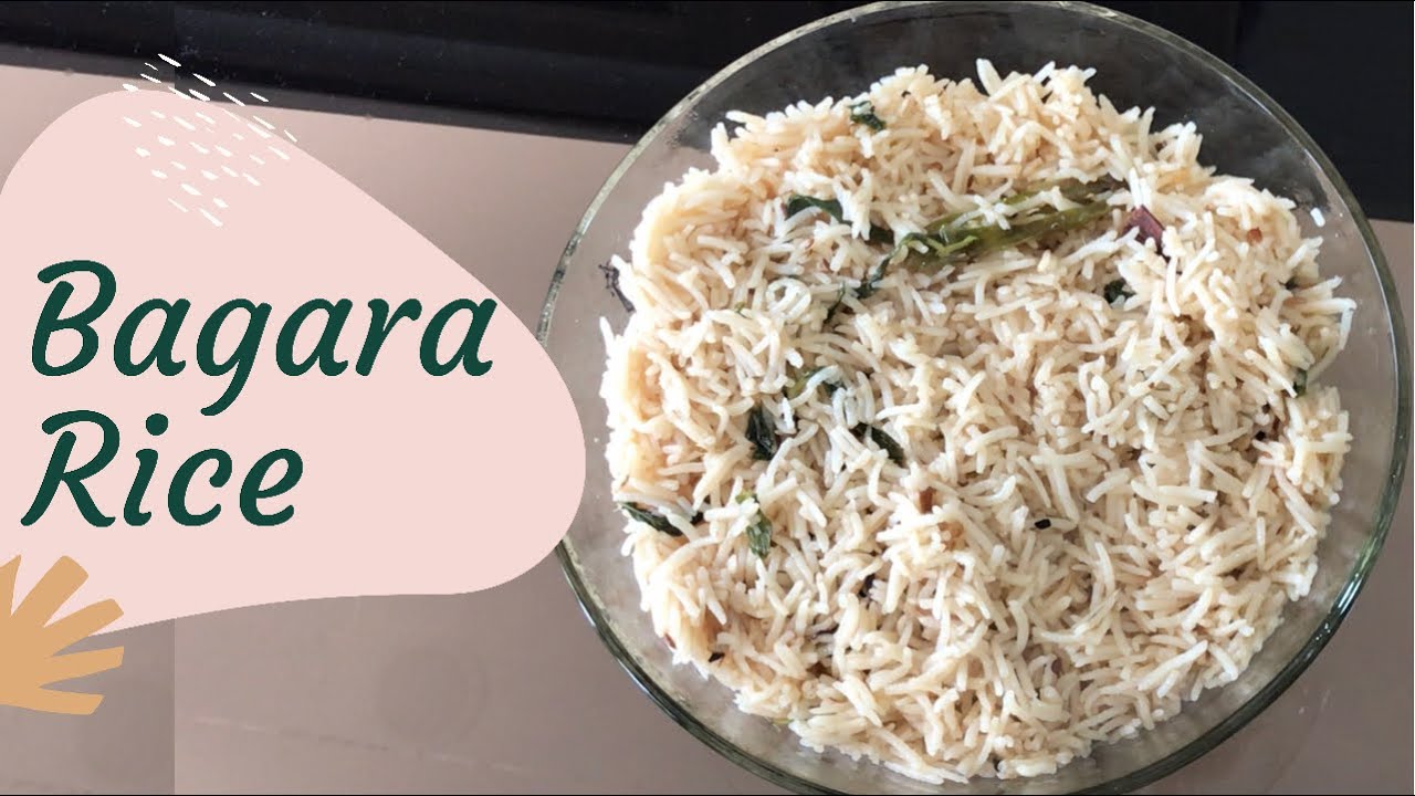 Bagara Fried Rice Bagara Rice| Fried Rice in rice cooker| The Beginners Kitchen by ...