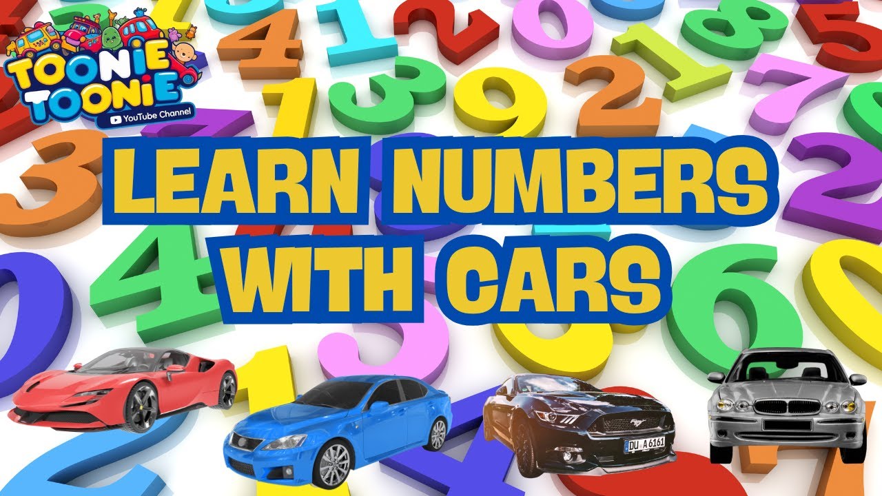 Learn to Count with Cars | Colorful Numbers 1-10 for Kids - YouTube