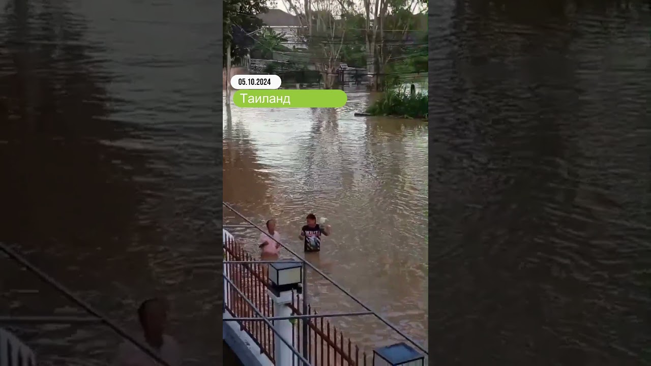 Таиланд борется с самым крупным наводнением за последние десятилетия !
