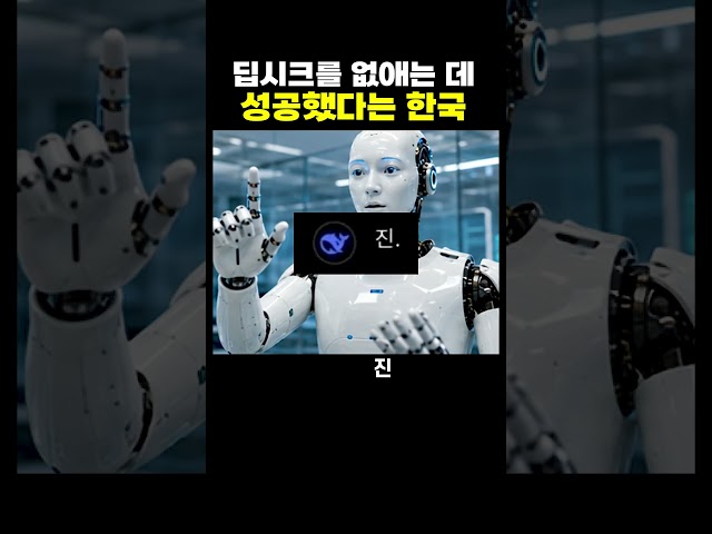 딥시크를 없애는 데 성공한 한국
