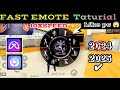How to do fast emote like pc🖥️/mobile fast emote taturial 😱😈