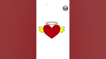 How to Draw a Heart #Shorts #drawingtutorial #drawingforkids #chuchutv #drawingshorts #valentinesday