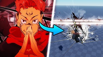 [SUKUNA] Making ANIME SKILLS in roblox.. | Devlog 7 + How To Do Hitboxes
