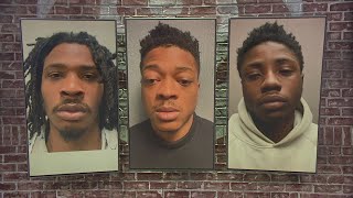 3 men arrested, charged in armed robbery preceeding shooting by officer