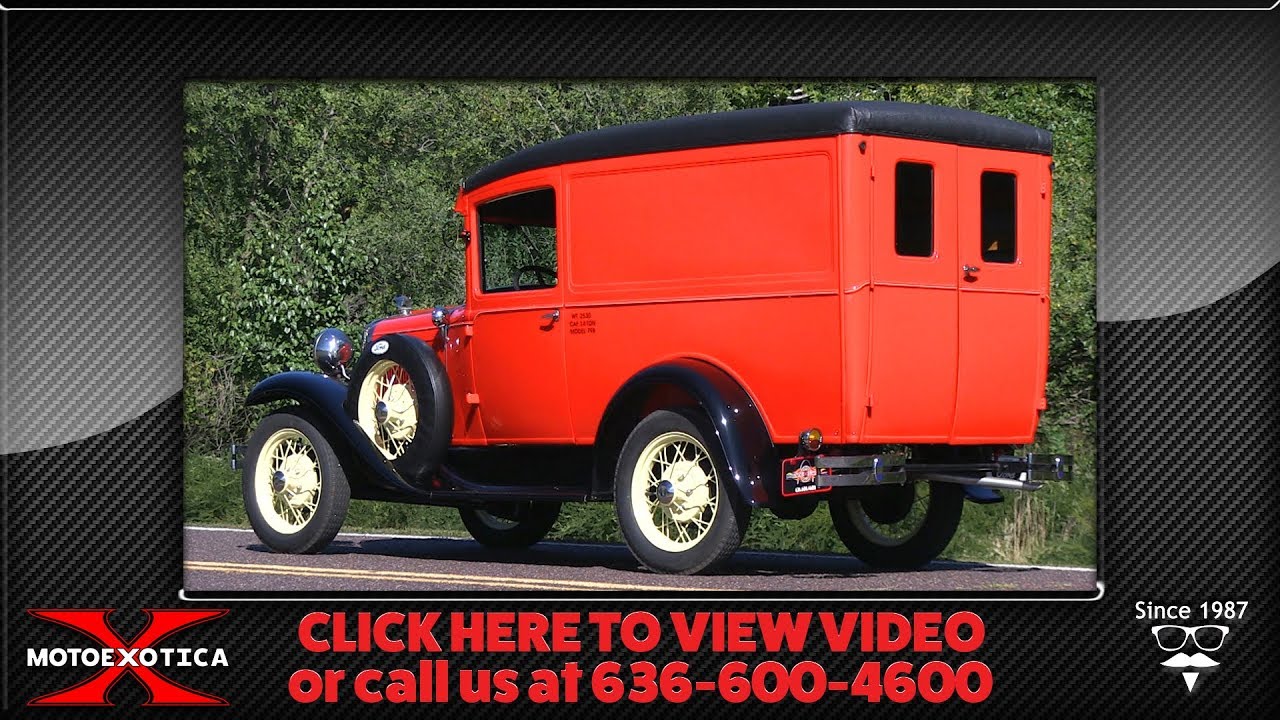 1931 Ford Model A Sedan Delivery || SOLD