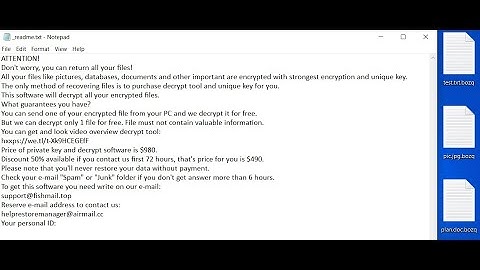 BOZQ ransomware Removal | Decrypt BOZQ Files Virus