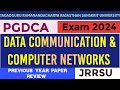 JRRSU Networking Previous Year Paper | JRRSU PGDCA Exam 2024-25 | Important Questions & Answers