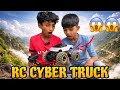 Rc cyber truck unboxing and testing