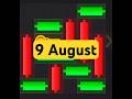 9 August mini game for keys 🔑 hamster kombat #dailykeys #hamstercombat