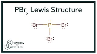 PBr3 Lewis Structure (Phosphorus Tribromide)