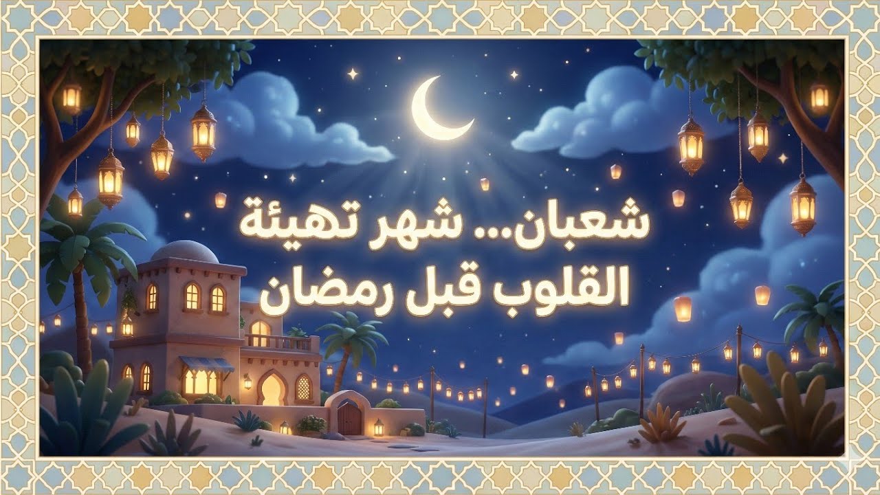 شعبان… شهر تهيئة القلوب قبل رمضان | قصة تعليمية للأطفال