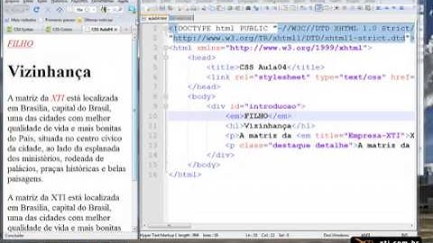 Universidade XTI   CSS   06