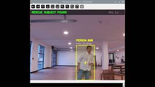 Added AI object detection model to my search and rescue autonomous drone