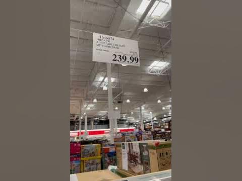 $60 off Tresanti Geller 47” Adjustable Height Desk - YouTube