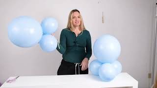 Balloon Garland Tutorial - Easy Balloon Clusters