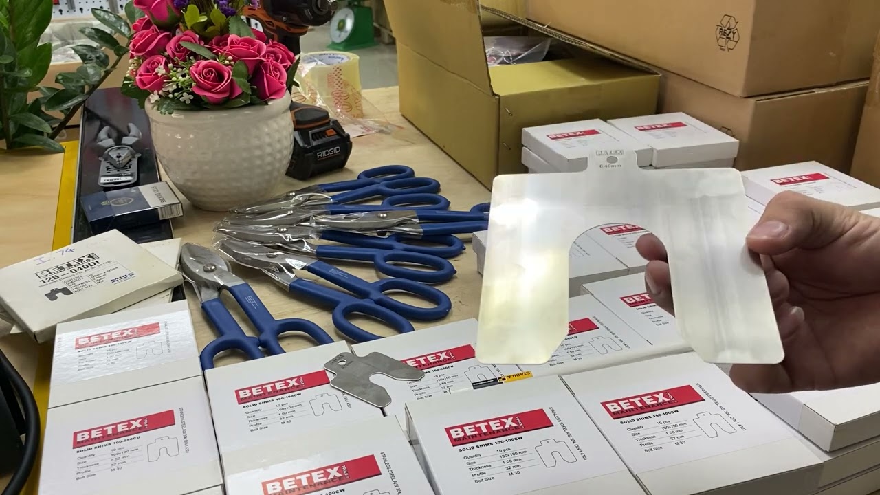 Cách chọn lựa Shim inox sao cho phù hợp với cân chỉnh đồng trục máy