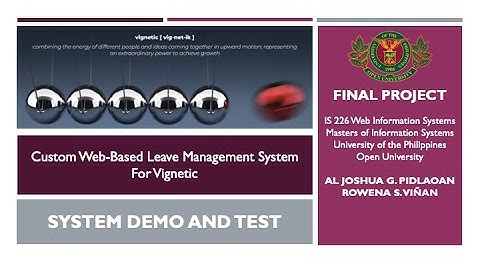 IS226 Final Project - UPOU