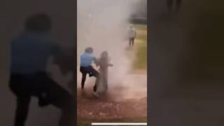 Hero Umpire SAVES young CATCHER from Dust Devil! 😲