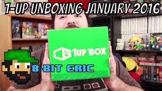 VINTAGE Retro Gaming Unboxing! 1-Up Box (January 2016 - Legends)
