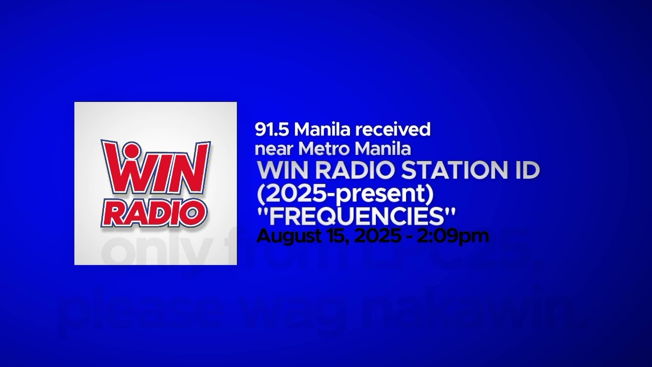 [FM] 91.5 Win Radio - Station ID [2025-present]