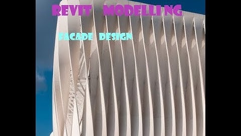 Revit Adaptive Parametric Modelling Facade Design (rotating panel)