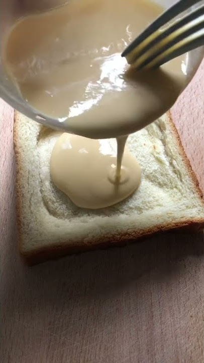Trying the viral custard toast #shorts