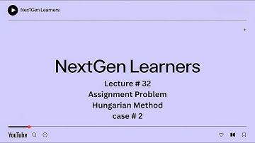 Operation Research | Hungarian Method |  case 2 | Assignment Problem | solved Examples