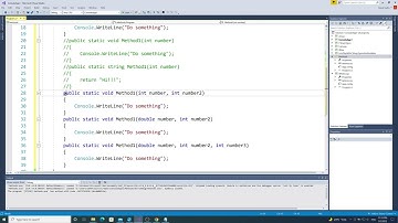 C Sharp Course Methods Method Signature part 8 Lesson 32