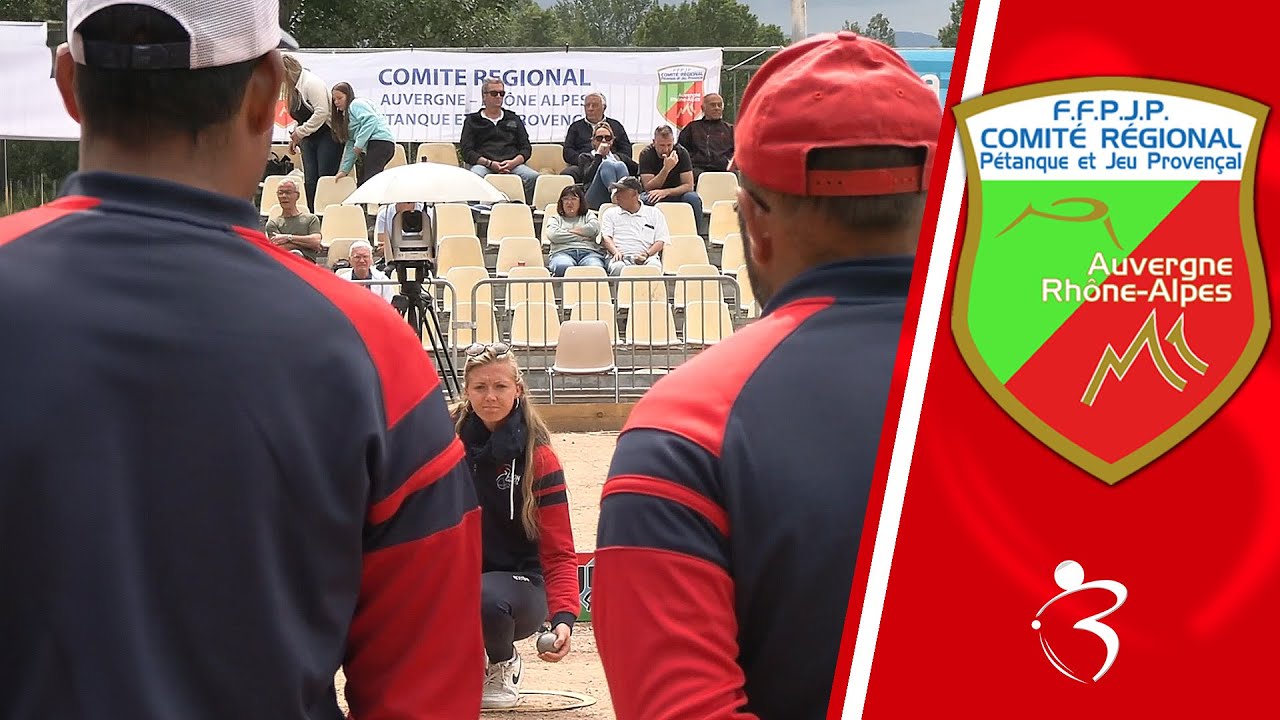Miniature : Quart du triplette mixte : CARDON vs CEGARRA - Championnat Auvergne Rhône-Alpes de pétanque 2024
