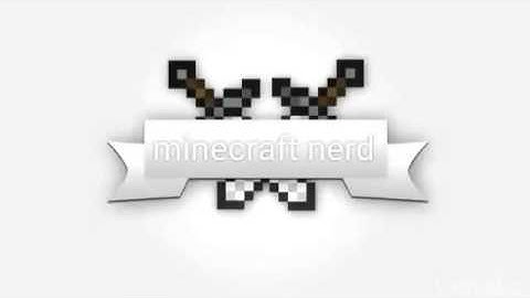 Minecraft nerd intro