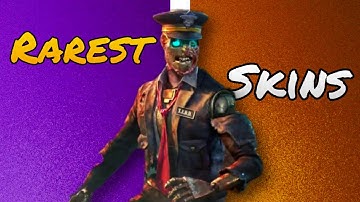 Top 5 Most Rarest Skins In Call Of Duty Mobile | CODM | INKY GAMING