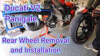 Ducati Panigale V2 Rear Wheel Removal and Installation