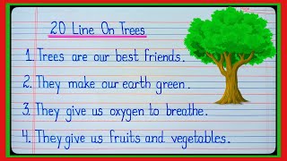 20 Lines On Treesessay On Trees20 Lines Essay On Treesessay On Importance Of Treestrees Essay L