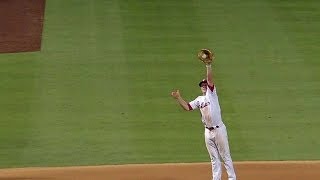 MIA@PHI: Asche leaps to snag a line drive at third