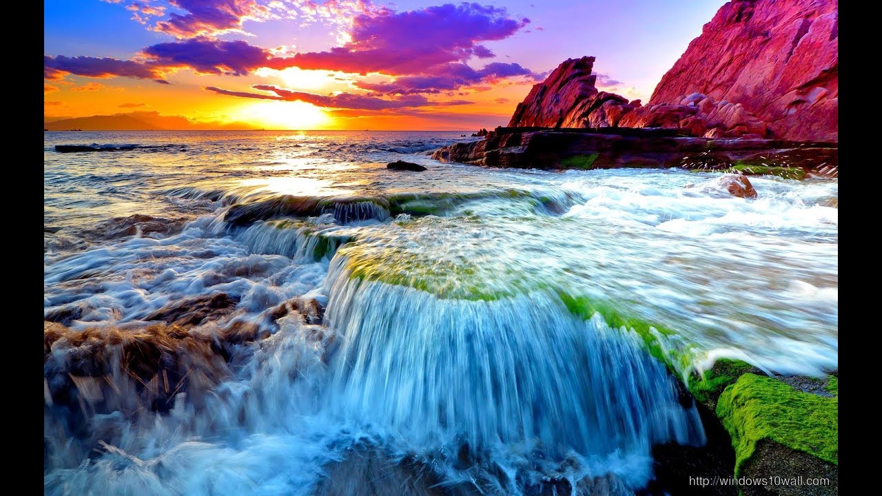 Hurricane Irma Meditation English Youtube Waterfall Wallpaper Ocean Wallpaper Scene Wallpaper