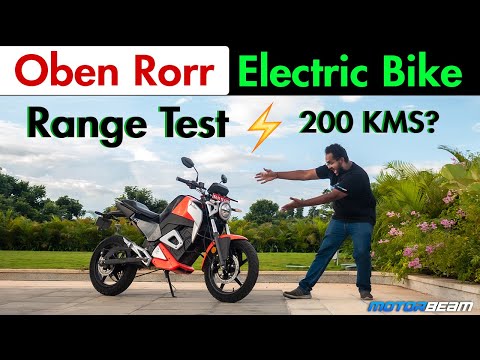 Electric Bike Range Test - Oben Rorr - 200 KMS? | MotorBeam